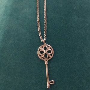 Silver Key Necklace